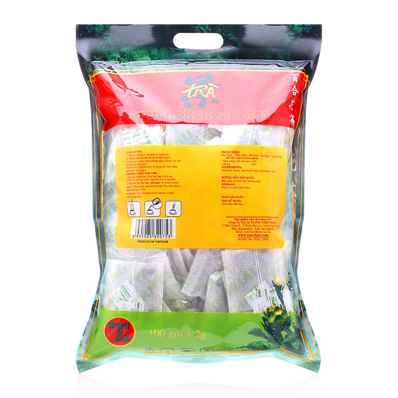 Trà atiso phổ thông Tâm Châu 200g